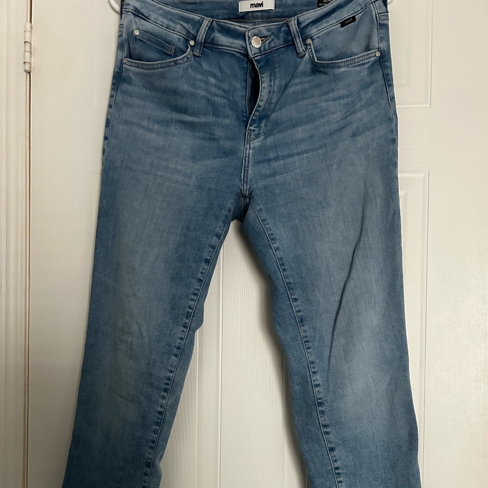 Mavi Women's Denim Straight Leg Jeans